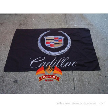 Cadillac racing club car flag 90*150CM polyster Cadillac banner